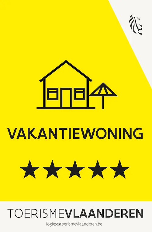 Holiday home recognition plaque, 5 stars